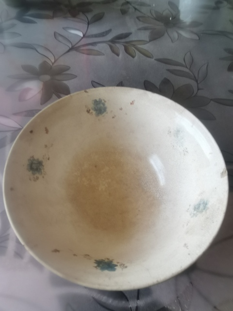 古玩陶瓷哥釉花卉紋碗拍賣，當前價格366元