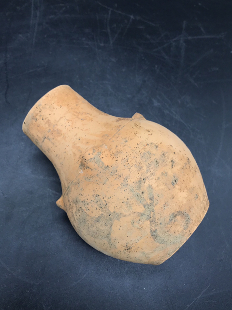 古玩陶瓷宋代鶴首素胎彩繪花卉紋香薰已實物保真拍賣，當前價格4800元