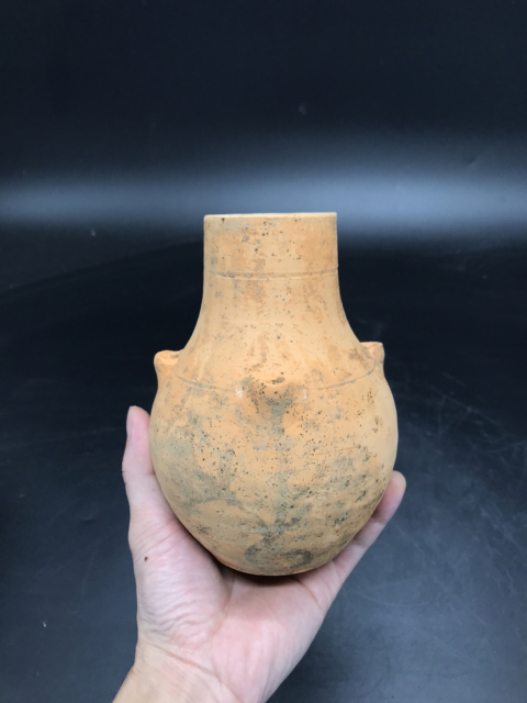 古玩陶瓷宋代鶴首素胎彩繪花卉紋香薰已實物保真拍賣，當前價格4800元