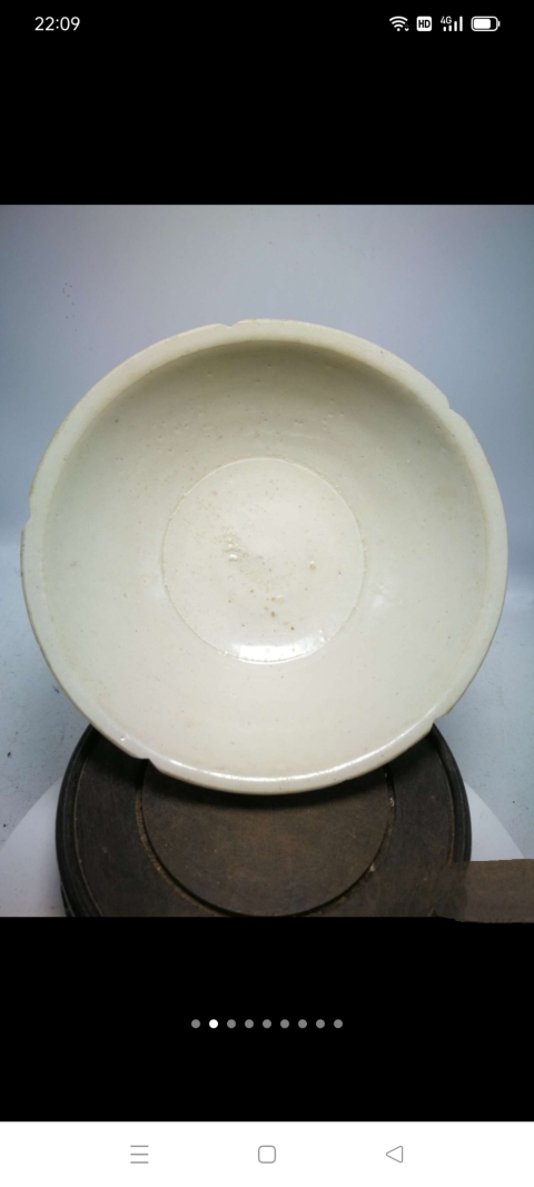 古玩陶瓷【精品】宋代景德鎮窯系青白釉花口碗拍賣,當前價格999元