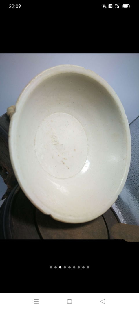 古玩陶瓷【精品】宋代景德鎮窯系青白釉花口碗拍賣,當前價格999元