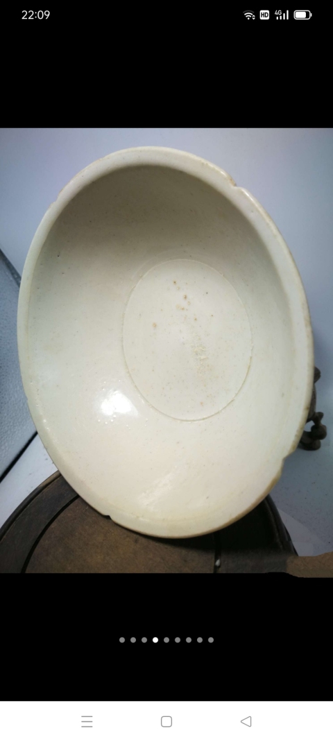 古玩陶瓷【精品】宋代景德鎮窯系青白釉花口碗拍賣,當前價格999元