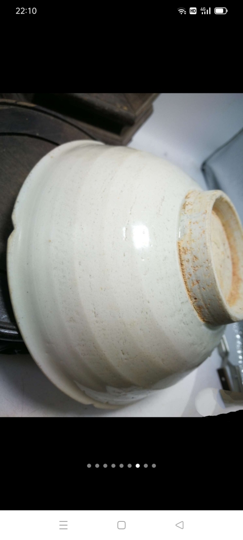 古玩陶瓷【精品】宋代景德鎮窯系青白釉花口碗拍賣,當前價格999元