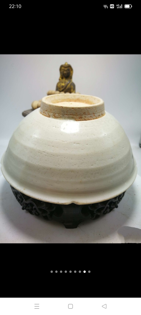 古玩陶瓷【精品】宋代景德鎮窯系青白釉花口碗拍賣,當前價格999元