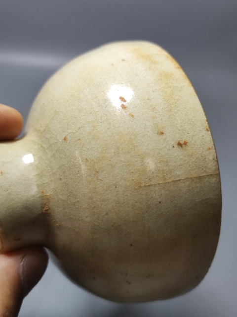 古玩陶瓷宋代，影青高足杯拍賣，當前價格777元