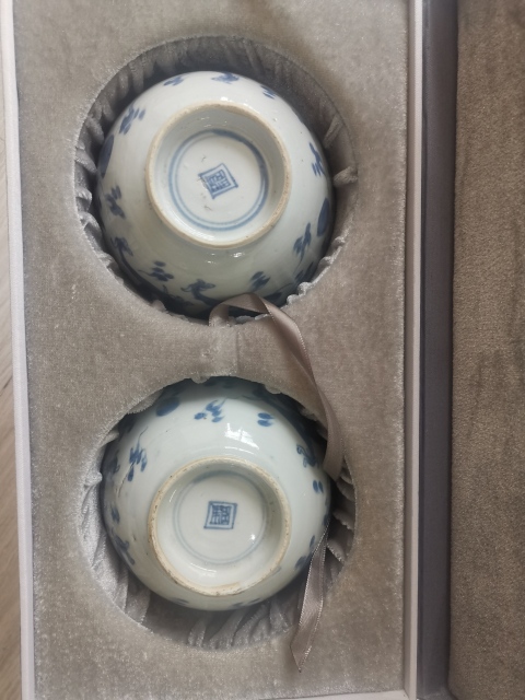 古玩陶瓷康熙龍碗一對（已保真）拍賣，當前價格1999元