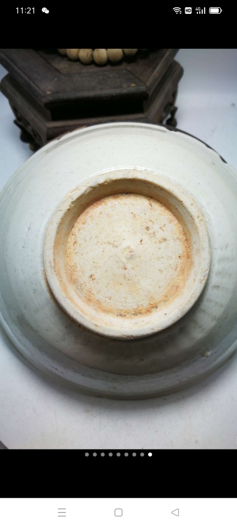 古玩陶瓷【精品】宋代景德鎮窯系青白釉花口碗拍賣,當前價格999元
