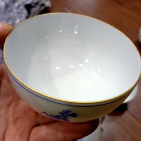 古玩陶瓷名品平安瑞光青花茶具拍賣,當(dāng)前價(jià)格388元