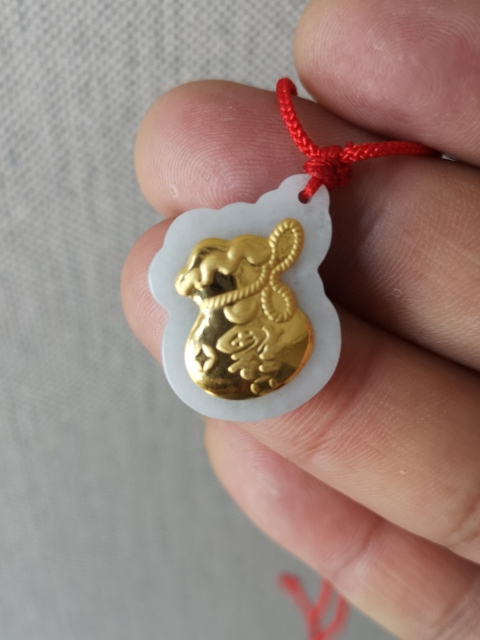 古玩玉器翡翠金泊鑲嵌件拍賣，當(dāng)前價(jià)格120元
