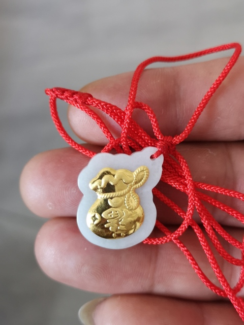 古玩玉器翡翠金泊鑲嵌件拍賣，當(dāng)前價(jià)格120元