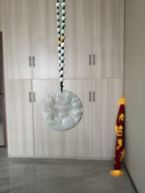 古玩玉器翡翠龍牌拍賣,當前價格850元