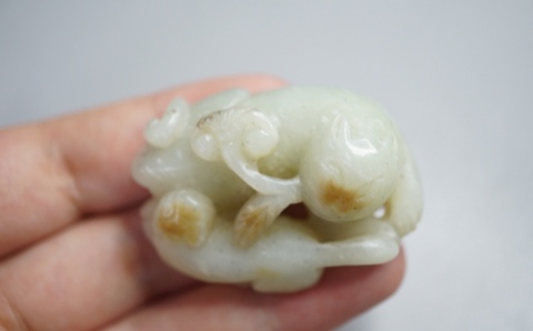 古玩玉器瑞獸拍賣,當前價格980元
