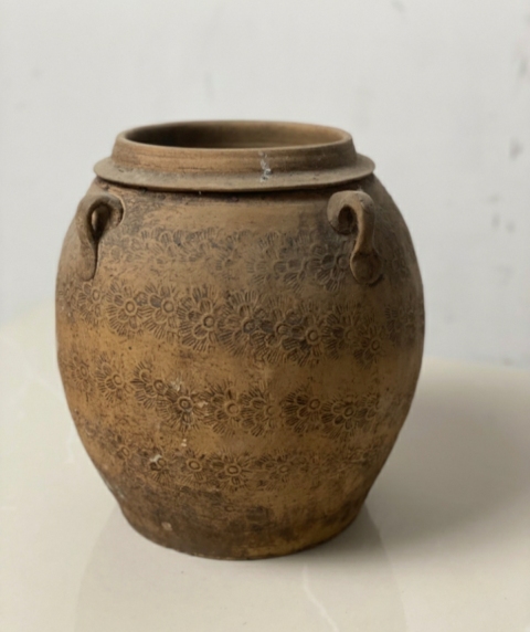 古玩陶瓷四系印花罐拍賣，當前價格988元
