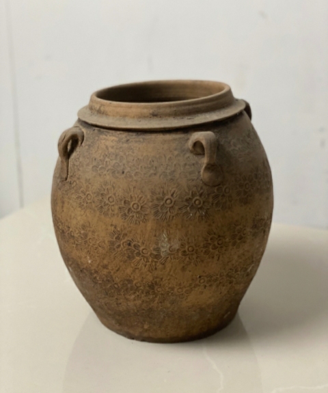 古玩陶瓷四系印花罐拍賣，當前價格988元