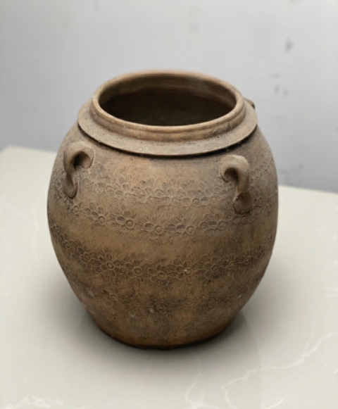 古玩陶瓷四系印花罐拍賣，當前價格988元