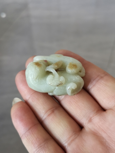 古玩玉器瑞獸拍賣,當前價格980元