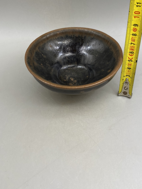 古玩陶瓷宋建窯藍毫盞拍賣,當前價格3000元