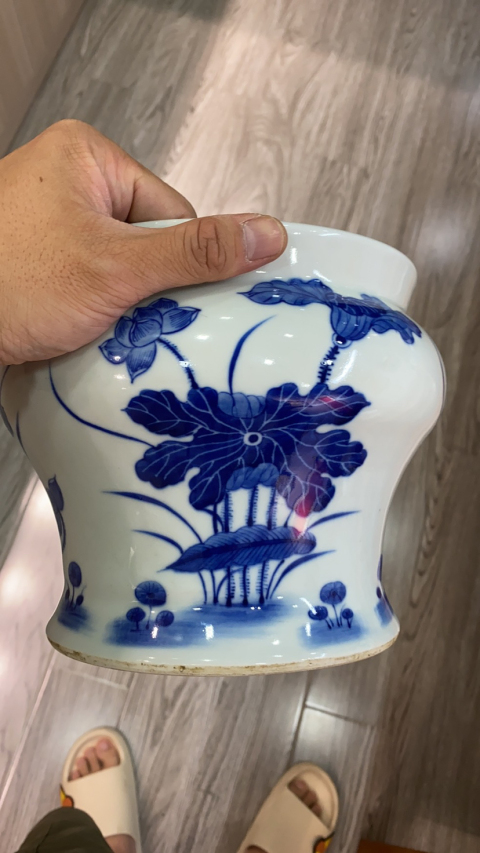 古玩陶瓷清青花廣口尊拍賣,當前價格6800元