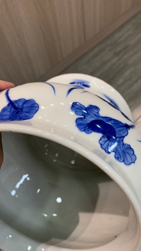 古玩陶瓷清青花廣口尊拍賣,當前價格6800元