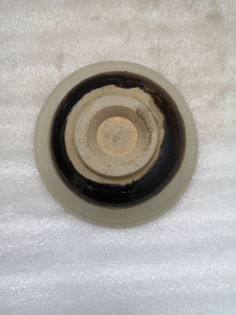 古玩陶瓷磁州窯系黑白釉碗拍賣,當前價格680元