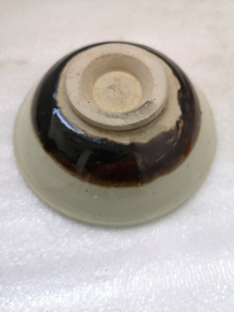 古玩陶瓷磁州窯系黑白釉碗拍賣,當前價格680元