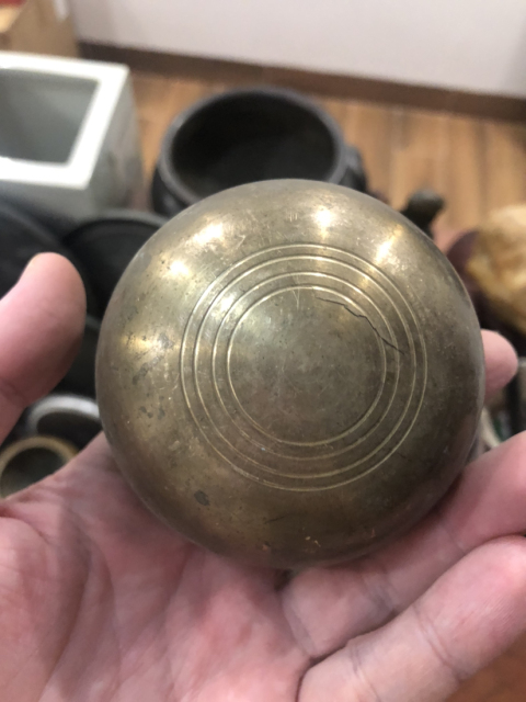 古玩雜項銅缽拍賣,當前價格199元
