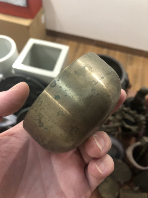 古玩雜項銅缽拍賣,當前價格199元