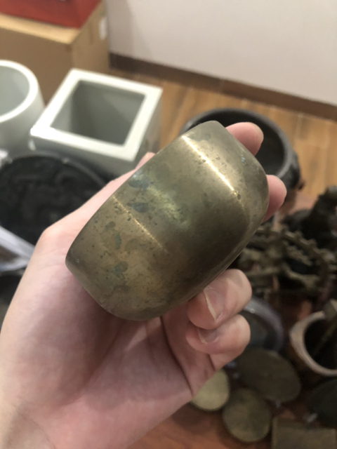 古玩雜項銅缽拍賣,當前價格199元