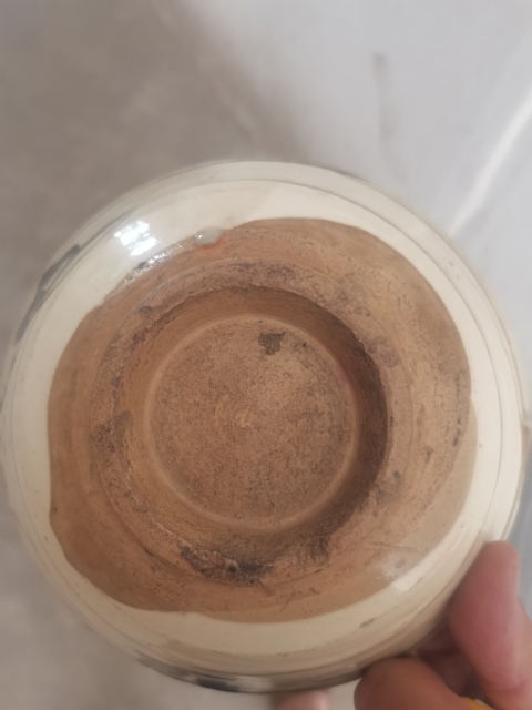 古玩陶瓷元代磁州窯白地黑花撇口碗專家鑒定明代拍賣,當前價格1899元