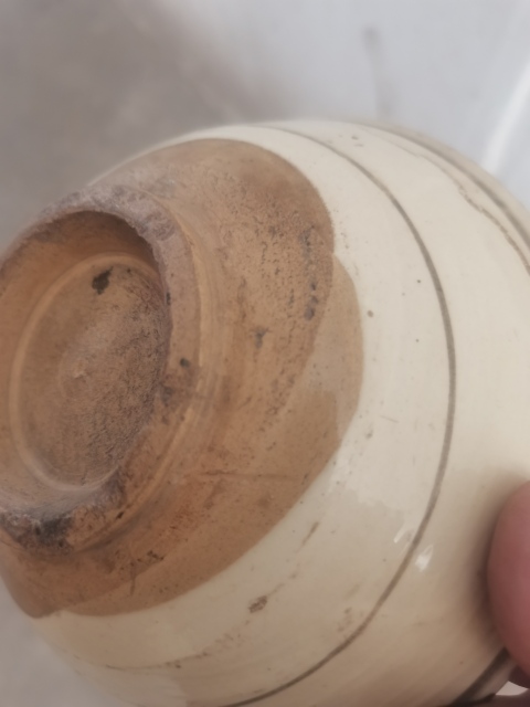 古玩陶瓷元代磁州窯白地黑花撇口碗專家鑒定明代拍賣,當前價格1899元