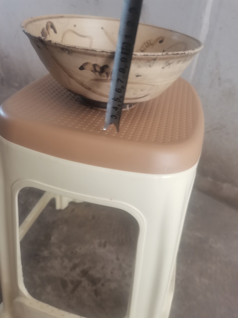 古玩陶瓷磁州窯白地黑花撇口碗開抱臺大碗。拍賣,當前價格999元