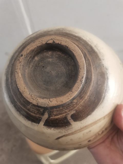 古玩陶瓷磁州窯白地黑花撇口碗開抱臺大碗。拍賣,當前價格999元