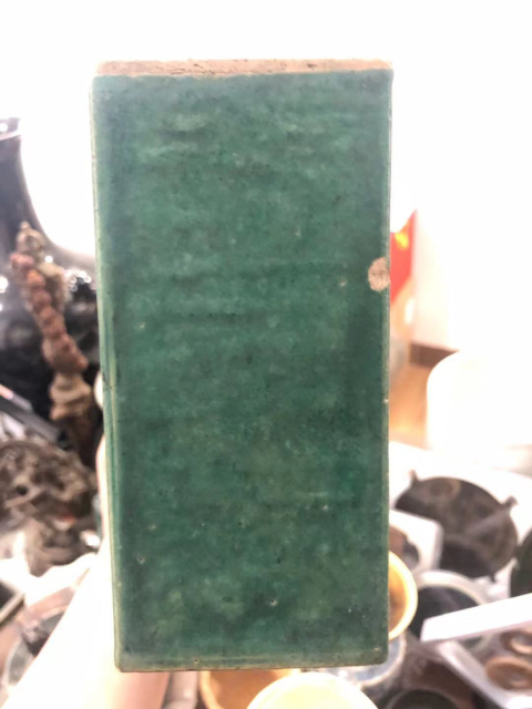 古玩陶瓷綠釉書檔拍賣,當前價格199元