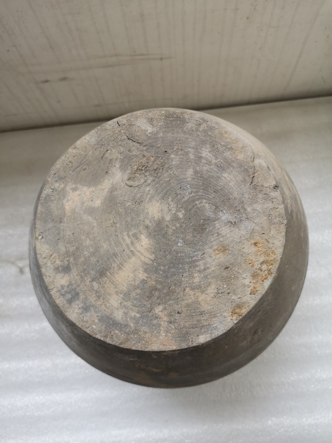 古玩陶瓷灰陶撇口罐拍賣，當前價格680元