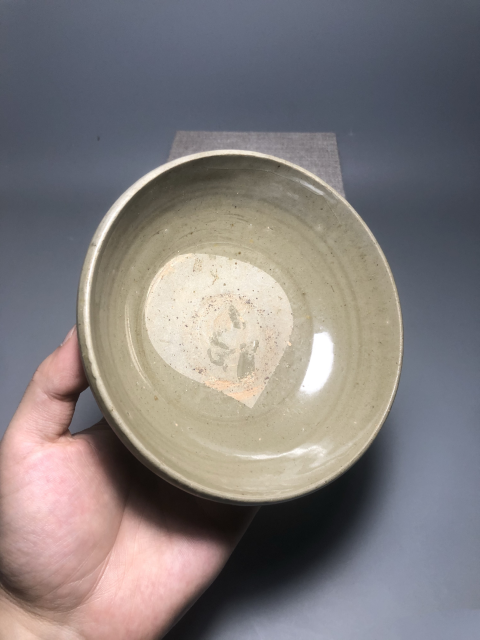 古玩陶瓷【元代】龍泉青瓷唇口碗拍賣，當前價格999元