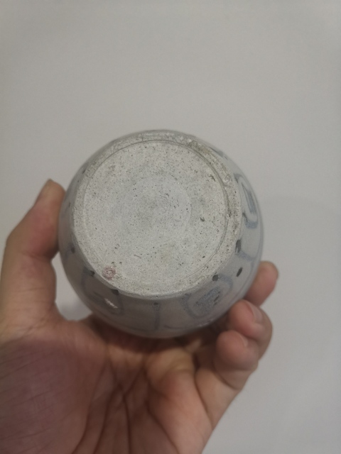 古玩陶瓷元末明初三系青花梅瓶拍賣，當前價格1200元