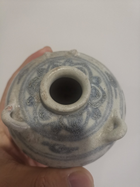 古玩陶瓷元末明初三系青花梅瓶拍賣，當前價格1200元