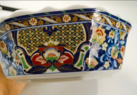 古玩陶瓷青花粉彩碗拍賣，當前價格450元