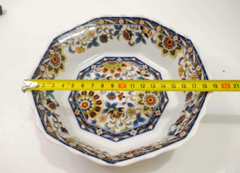 古玩陶瓷青花粉彩碗拍賣，當前價格450元
