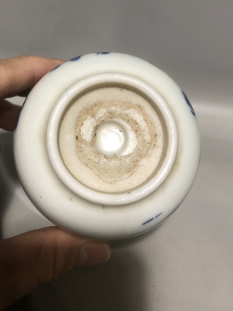 古玩陶瓷民國青花人物杯！喝茶利器！大容量！多多多茶！拍賣，當前價格388元