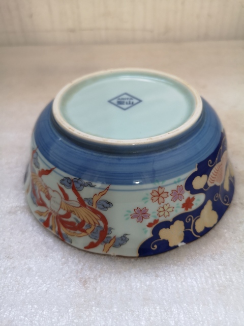 古玩陶瓷花鳥紋花口碗拍賣,當前價格160元