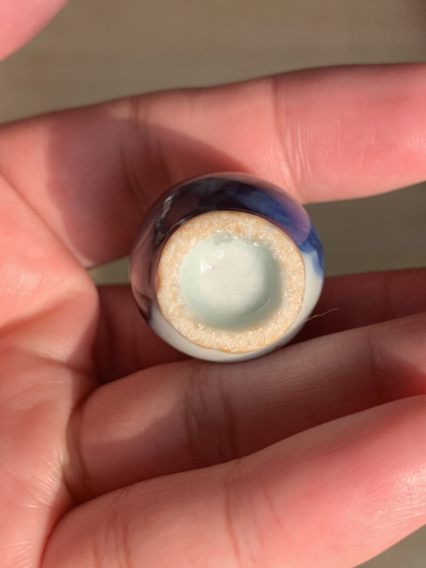 古玩陶瓷人物紋青花小瓶拍賣，當前價格688元