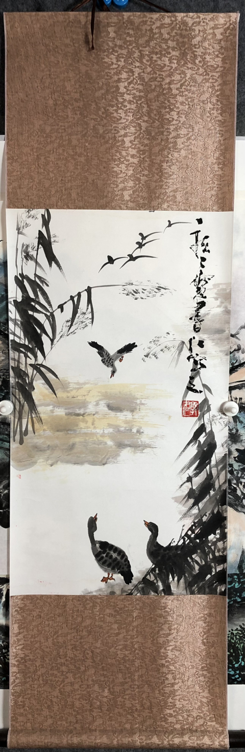 古玩字畫著名畫家郭書仁 花鳥圖拍賣,當前價格1088元