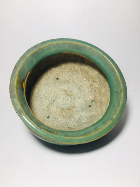 古玩陶瓷清晚?綠釉雙鋪首香爐拍賣,當(dāng)前價格2900元