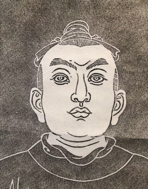 古玩字畫《丙子太歲郭嘉大將軍》拓片立軸拍賣,當前價格600元