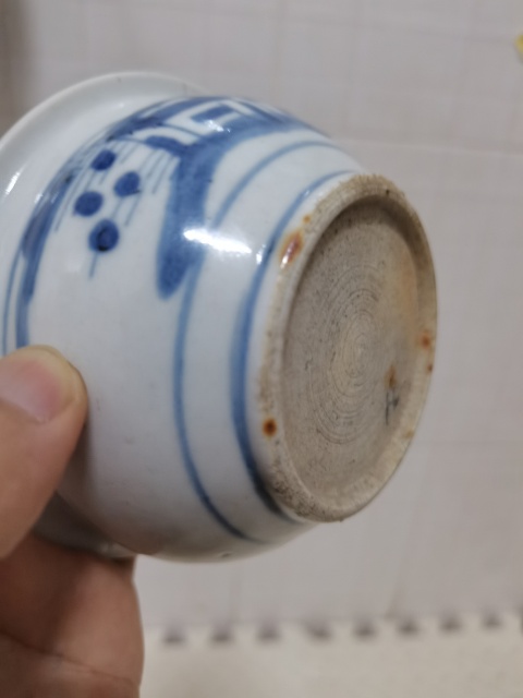 古玩陶瓷清中期山水紋青花圈足缽式香爐拍賣，當前價格0元