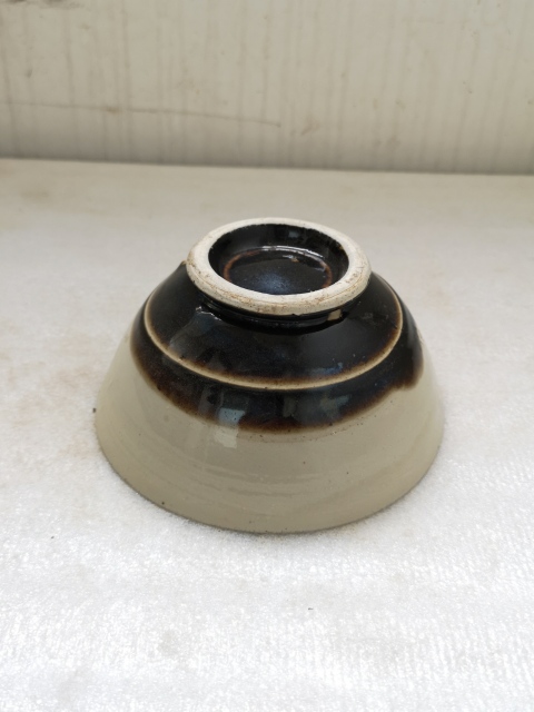 古玩陶瓷磁州窯白地黑彩碗拍賣，當前價格680元