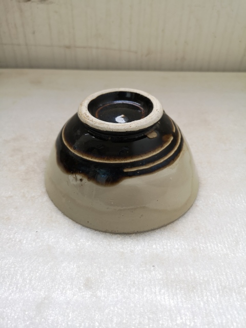 古玩陶瓷磁州窯白地黑彩碗拍賣，當前價格680元