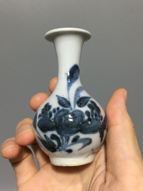 古玩陶瓷【明末】玉壺春瓶【瓶中皇后】【估價(jià)萬元】拍賣，當(dāng)前價(jià)格1430元