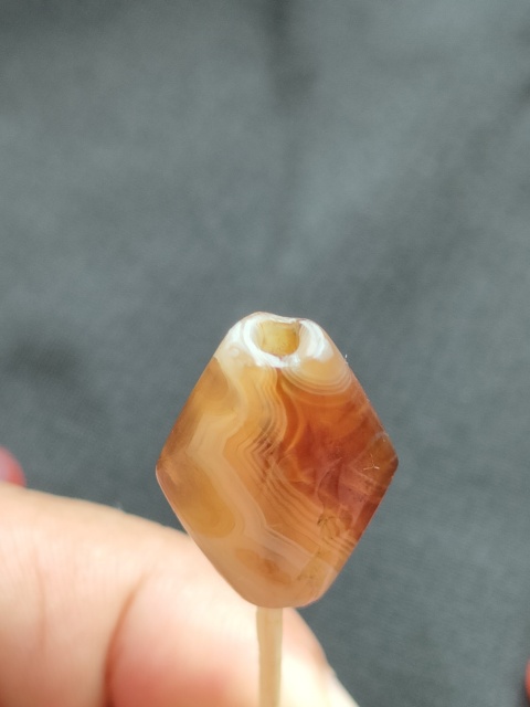 古玩玉器西亞 南亞瑪瑙珠飾拍賣，當前價格850元